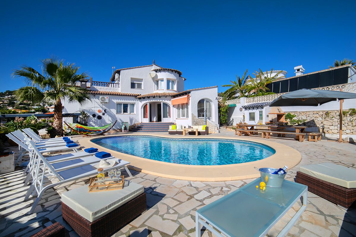 Spektakuläre mediterrane Villa mit Meerblick und privatem Pool in Moraira