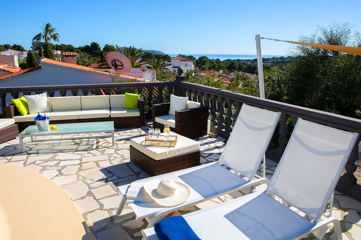 Spektakuläre mediterrane Villa mit Meerblick und privatem Pool in Moraira